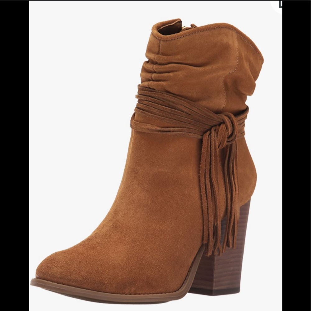 Brown Suede Ankle Boots